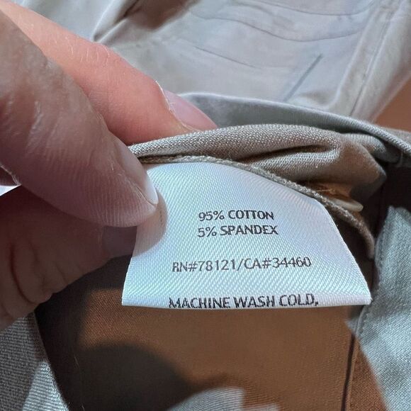 Eileen Fisher Women's Flat Front Wide Leg Cropped Ankle Pants Gray Size Small - Picture 11 of 11